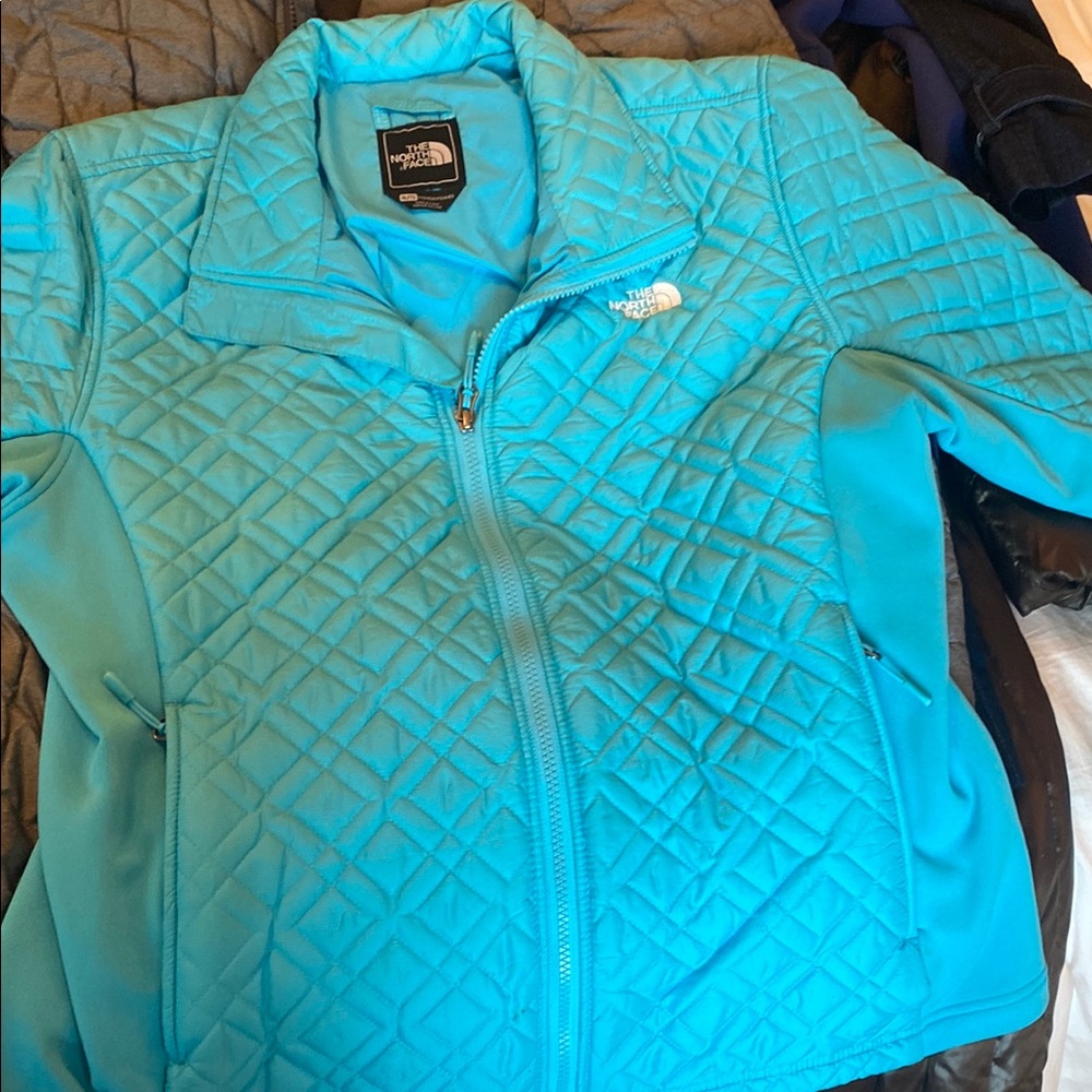 The North Face Women's Blue Quilted Jacket